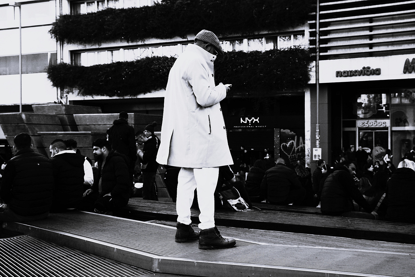 the white man.