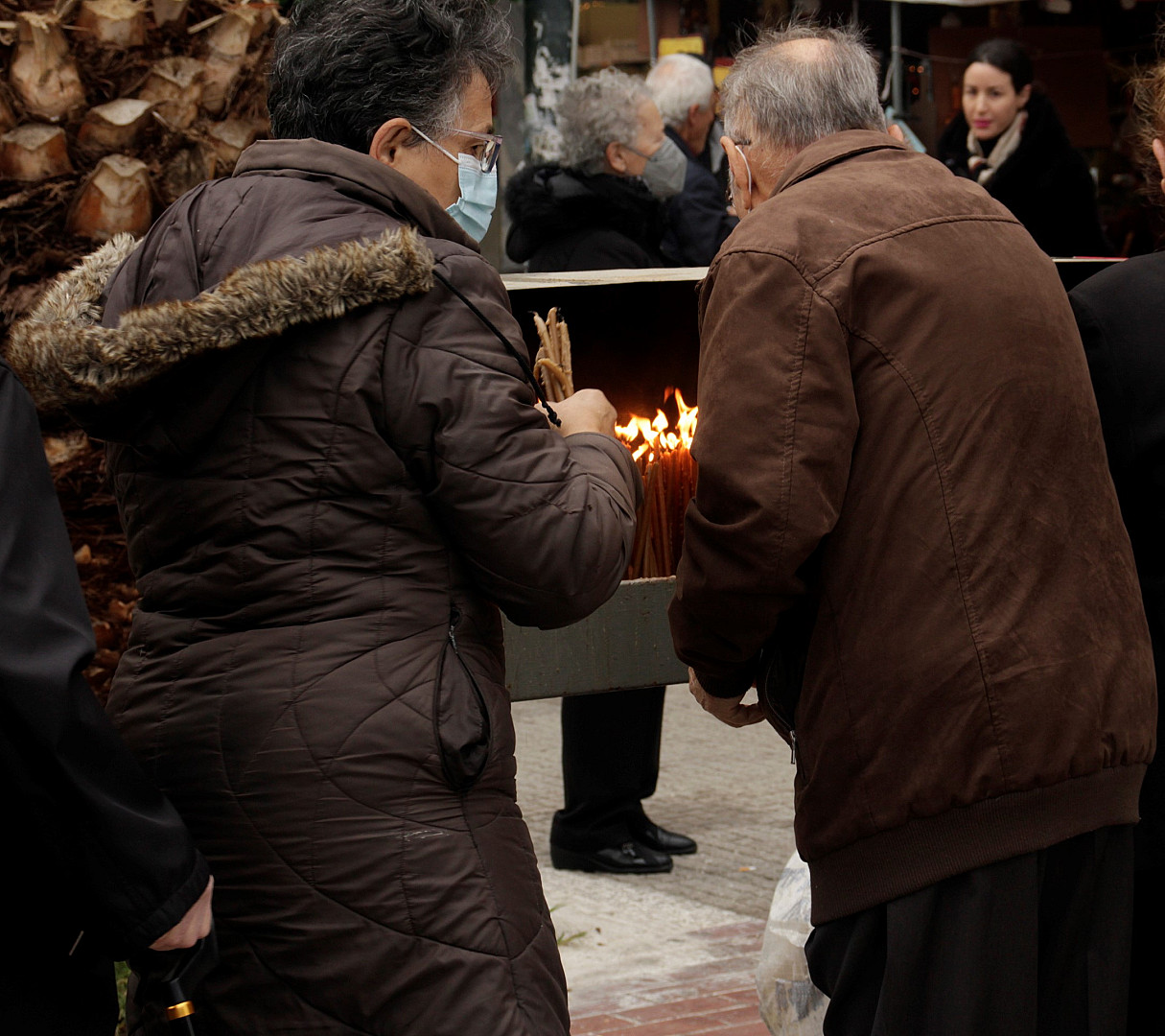 η γιορτή του Αγίου Νικολάου στον ναό του στην Καλλιθέα.