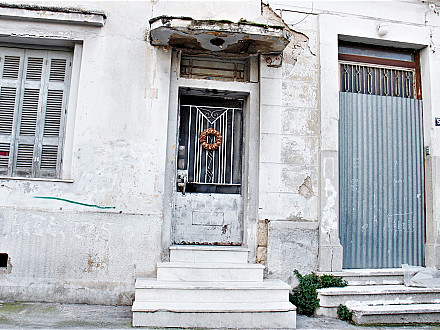 μια πανέμορφη πόρτα.